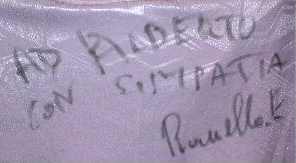 Autografo dell'allenatore Ernestino Ramella - anni 2000