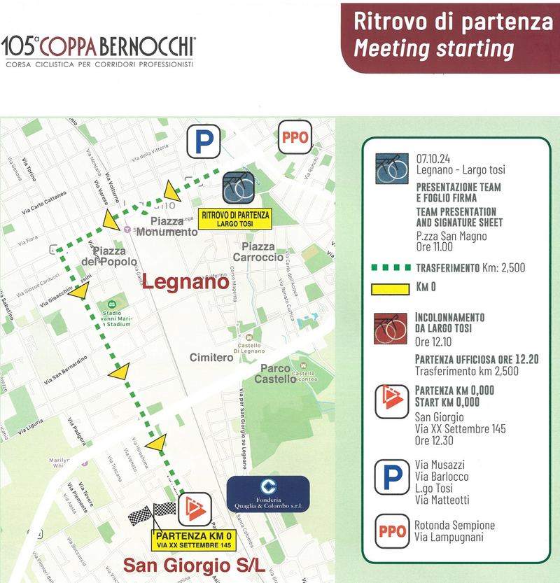 Coppa Bernocchi 2024 partenza