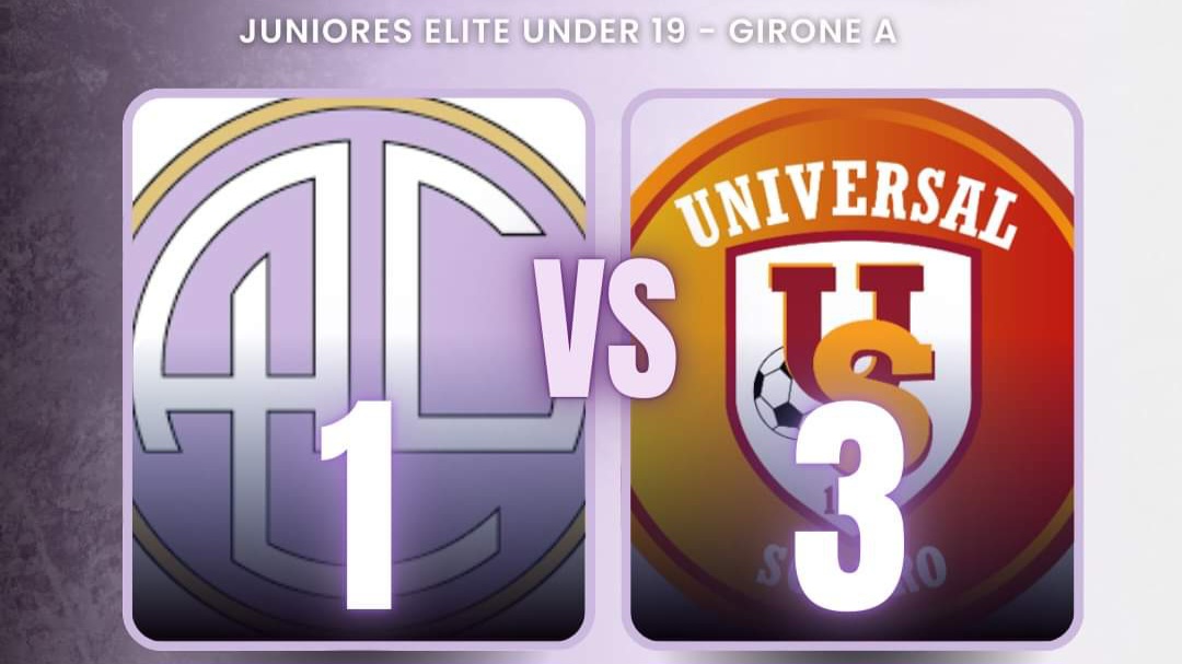 Juniores Elite Under 19, sconfitta casalinga per i lilla contro l’Universal Solaro