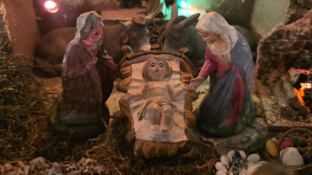 Presepe lombardo anni '50