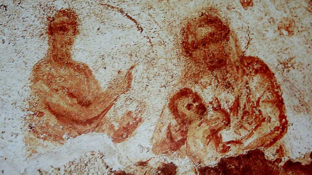 La Natività delle Catacombe di Priscilla