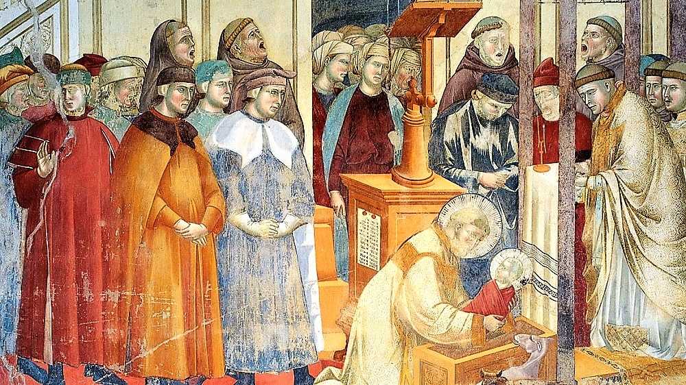 San Francesco e il Presepe - Giotto - Assisi