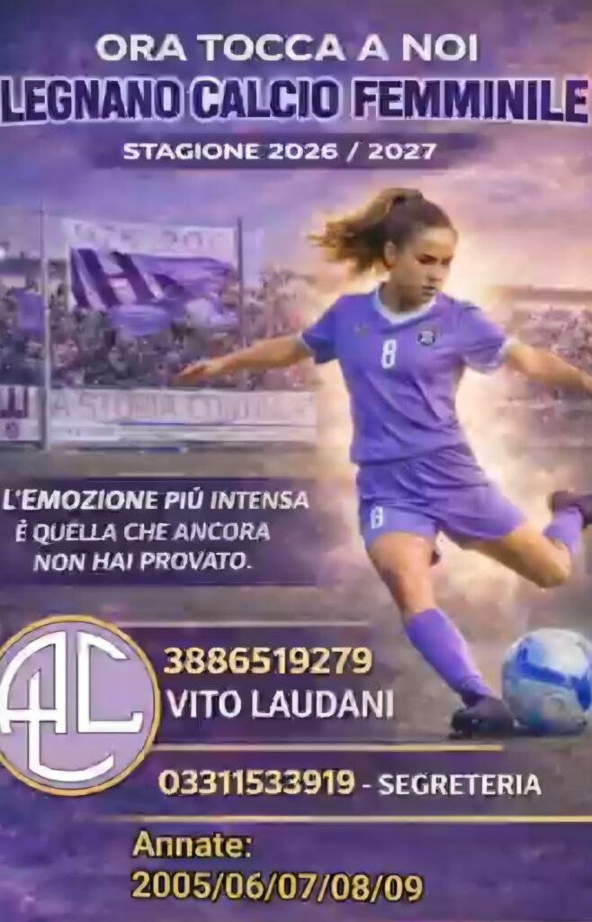 Locandina Legnano Calcio femminile
